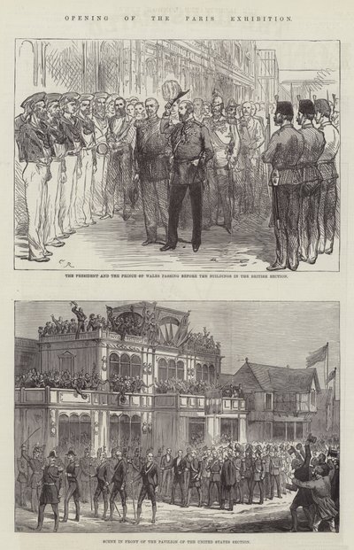 Inauguración de la Exposición de París de Sir John Charles Robinson